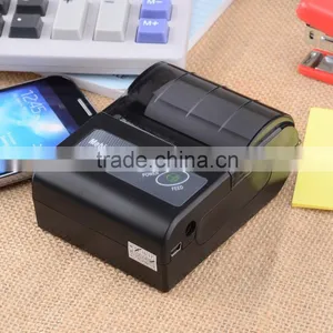 58mm Portable Cheap Bluetooth Thermal Printer (Android Version) Black thumbnail-1