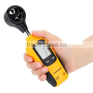 2016 Anemometer HT-81 Digital Anemometer Wind Speed Meter Air Flow Meter LCD Display Velocity Temperature Measuring Tacometro thumbnail-2