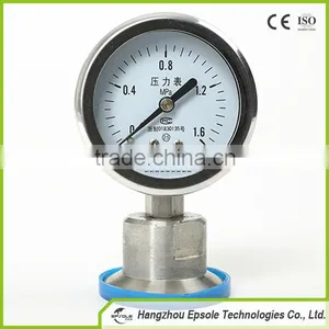 Electro Contact Pressure Gauge With Flange thumbnail-6