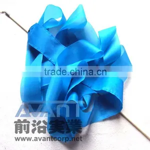 HOT Baton Twirling Streamer Ribbon With Wand Rhythmic Gymnastics Pageants Twirl thumbnail-1