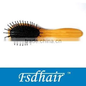 Mini Bamboo Brush With Black Cushion and Nylon Pins thumbnail-1