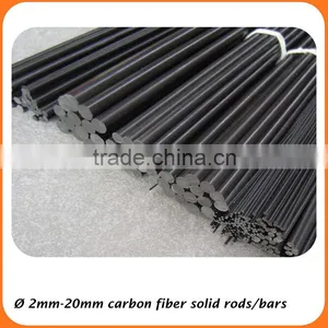 1.3mm OD Plutruded Solid Carbon Fiber FRP Round Rods for Industial Using thumbnail-2