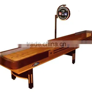 Wooden Shuffleboard Table Game Machine With Score Function thumbnail-1