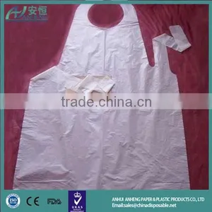 Fast-food Restaurants Catering Overalls Apron Custom Logo Work Apron Plastic thumbnail-4