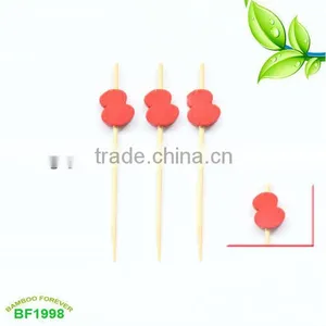 Nature Calabash Bead Bamboo Picks thumbnail-1