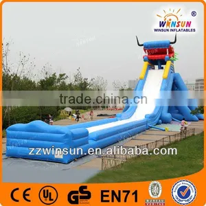 EN14960 Popular Commecial Work Delicate Giant Inflatable Water Slide for Adult, Inflatable Dragon Slide WSS-001 thumbnail-1