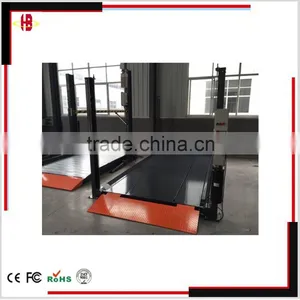 Four Post Hydraulic Auto Parking Lift Equipment thumbnail-6