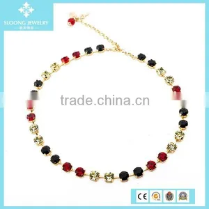 Hot Fashion Red Austria Crystal Love Necklace for Couple thumbnail-3