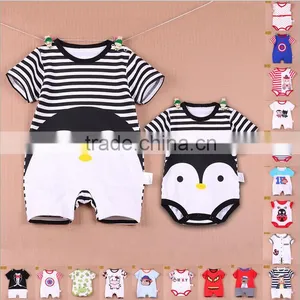 Body Romper Baby Clothes Piece Dress Clothing Triangular Short Sleeved Summer Romper for New Born thumbnail-1