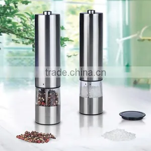 Classical Stainless Steel Electric Pepper Grinder With Light thumbnail-1