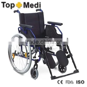 Aluminum High Quality Economic Portable Hot Sale Aluminum Wheelchair thumbnail-1