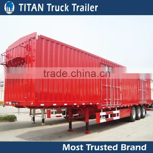 Titan Dry Cargos Transport Box Semi Trailer, Van Type Semi Trailer for Sale thumbnail-6