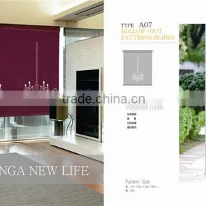 Laser -cut Roller Blinds Fabric /panel Screen Fabric /translation Shade Fabric thumbnail-1