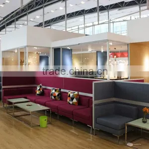 Reasonable Price Elegant Design Soundproof Office Glass Partition Wall(HK85-series) thumbnail-1