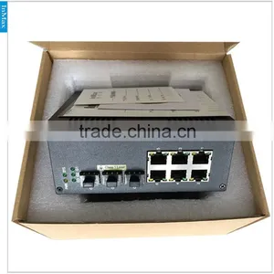 Supply OEM 6 Port 10/100/100Base TX and 3*1000M SFP Managed Industrial Fiber Optic Ethernet Switch I609A thumbnail-2