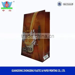Instant Milk Tea Block Bottom Pouch/coffee or Tea Powder Sachets With Flat Bottom Pouch thumbnail-1