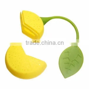 Food Grade Lemon Shaped Silicone Tea Strainer thumbnail-1