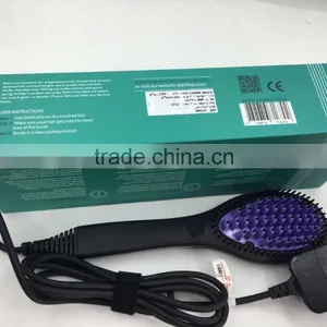 LCD Display Electric Straightening Hair Brush as Seen on TV thumbnail-1