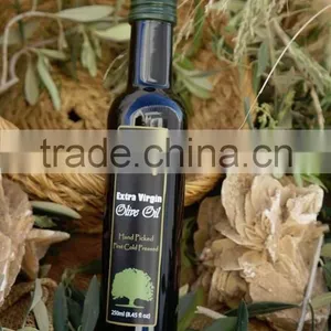 Cold Pressed Extra Virgin Olive Oil. A'Quality Extra Virgin. 100% Extra Virgin Olive Oil. Dorica Glass Bottle 250 mL thumbnail-3