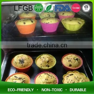 Cupcake Baking Pan Cake Moulds Muffin Tins Silicone Baking Cups thumbnail-1