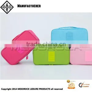 New Design Colorful Waterproof Travel Organizer Travel Storage Bag Bra Wash Bag thumbnail-3