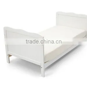 Europe Standard Wooden Nursery Baby Bed, 2 in 1 Baby Cot Toddler Bed thumbnail-2