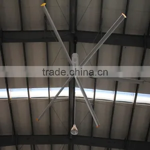 2016 New Energy Efficient HVLS Large Industrial Ceiling Fan for Livestock Barns thumbnail-1