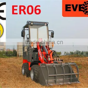 Everun ER06 Agricultral Farm Articulated China Mini Wheel Loader Zl06 With CE/Euro 3 and Hydrostatic System thumbnail-1