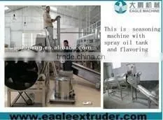 Puff Snacks /potato Chips/popcorn/ Rice Flakes Full Automatic Double Tumbler Flavoring Machine thumbnail-1