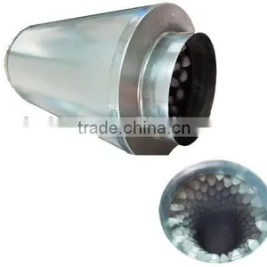 8" Duct Muffler Inline Fan Blower Silencer Noise Reducer Hydroponic Grow Tent thumbnail-1