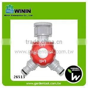 3/4"-1" 2-Way Snap-in Plastic Connectors Quick Coupling Hose thumbnail-1