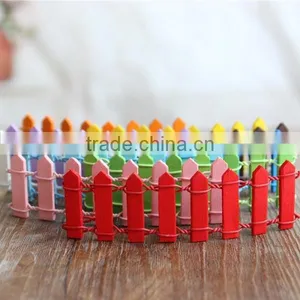 Colored Mini Wooden Railings Micro Landscape Decoration Accessories thumbnail-1