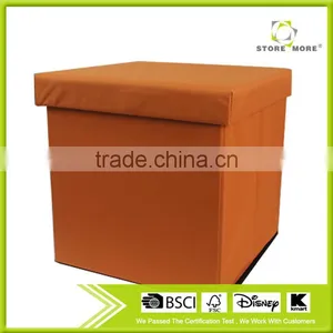 Solid Orange Color 600D Polyester Household Storage Foot thumbnail-1