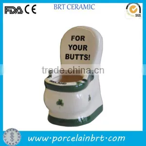 Custom Closestool Shaped Ceramic Different Kinds Ashtray thumbnail-1