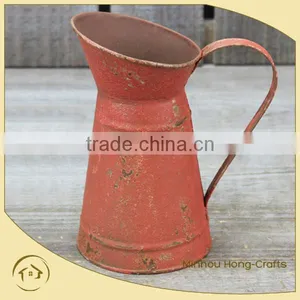 2016 Antique Red Oil Paint Jug Spanish Water Jug Antique Brass Jugs thumbnail-1
