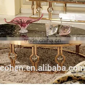 Hot Sell Modern Round Natural Color Hotel/living Room Furniture Side/corner Table B818-2 thumbnail-4