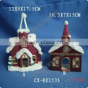 Porcelain Christmas House thumbnail-1