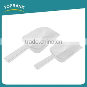 2pcs Transparent Food Grade Ice Scoop, Small Plastic Ice Bucket Scoop thumbnail-2