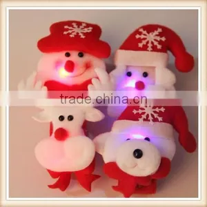 Christmas 1pcs Celebration Hand Ring Pat Bracelet Red Bangle Party Circle Slap thumbnail-1