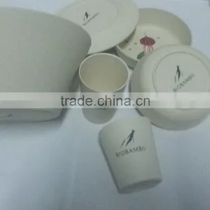 Funky Conventional Best Design Bamboo Fiber Tableware Set thumbnail-2