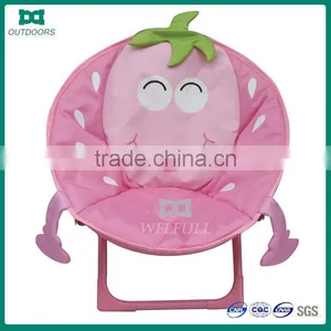 China Supplier Moon Pink Relax Folding Beach Chair thumbnail-1