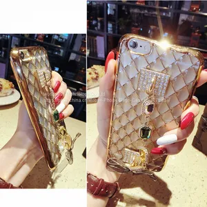 NEW Diamond Cell Phone Housing Shell Silicone Mobile Phone Cases for IPhone7/7Plus/6/6s/6plus/6splus Soft Tpu Cover Case thumbnail-2