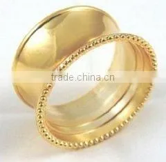 Gold Plated Antique Wholesale Napkin Rings thumbnail-1