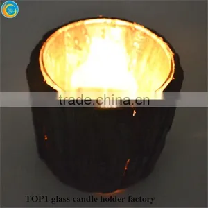 do it Yourself Mason Jar Lights Glass Candle Votives With Wood Cover thumbnail-5