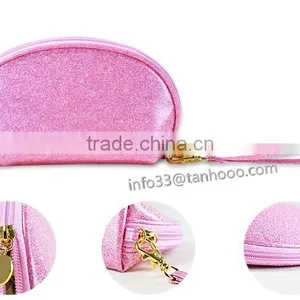Bulk Cosmetic Bags Cheap Wholesale Makeup Bags Manufacturer Customized the Pink Cosmetic Bag thumbnail-1
