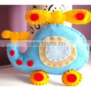 Hot Sell Baby Nursery Decor Felt Stuffed Animal Plush Toy,Helicopter Nursery Decor Cat Made in China thumbnail-1