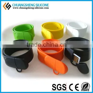 WATERPROOF SILICONE USB CLAP BRACELET thumbnail-3