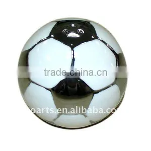 Ceramic Football Salt & Pepper ,e/p Silver thumbnail-1