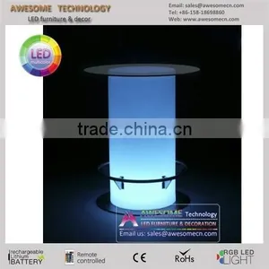 16 Color Changing Plastic Event Table Outdoor Coffee Table thumbnail-1