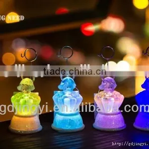 Cheap Wholesale Plastic Acrylic Led Pretty Girl Businese Card Holder thumbnail-2